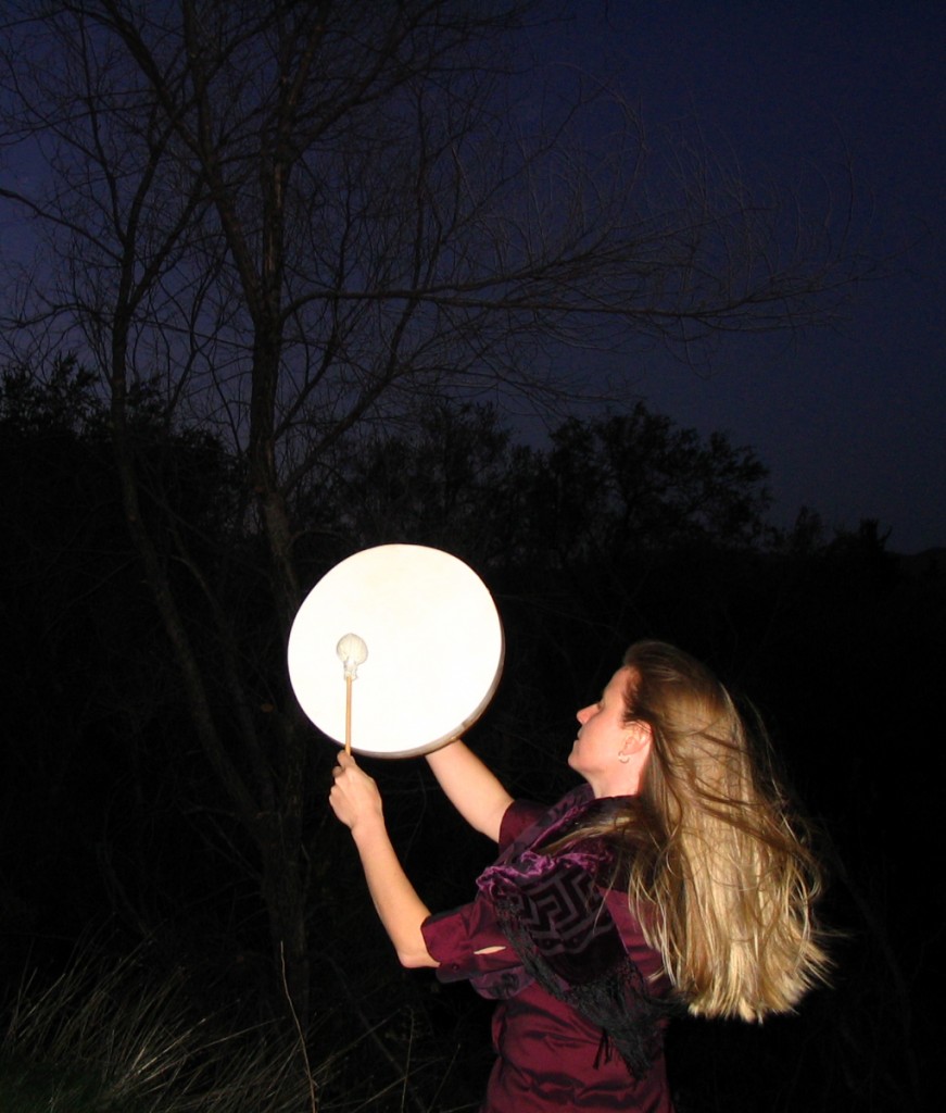 Shamanic healing: Sariantra Kali With Her Drum