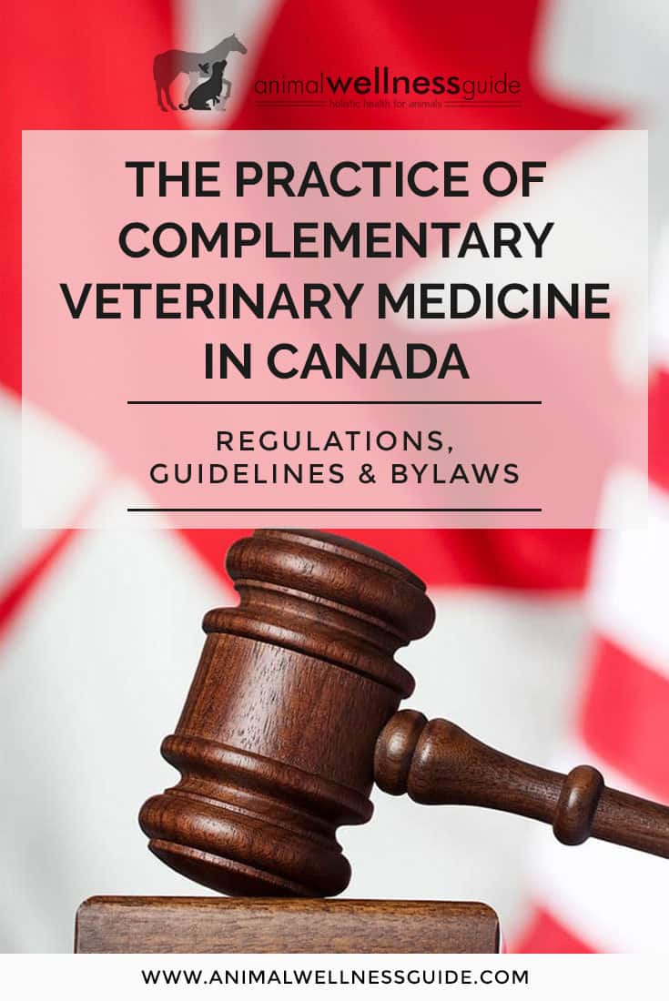Q&As that were completed with some of the Canadian Veterinary Boards, position statements on The Practice of Complementary and Alternative Veterinary Medicine, guidelines, bylaws, as well as links to each Veterinary Association.